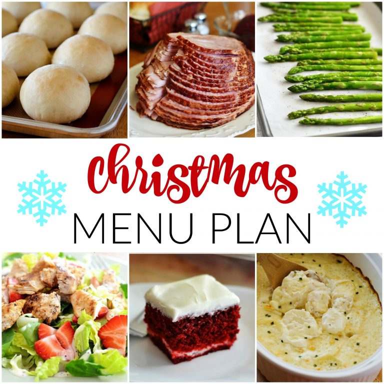 Christmas~ Menu Plan Monday