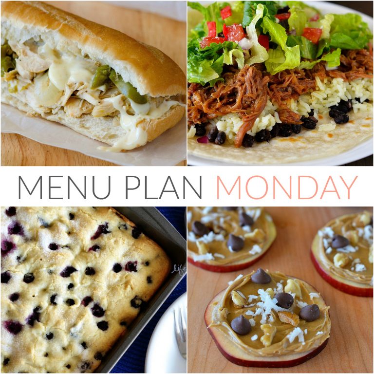 Menu Plan Monday #121