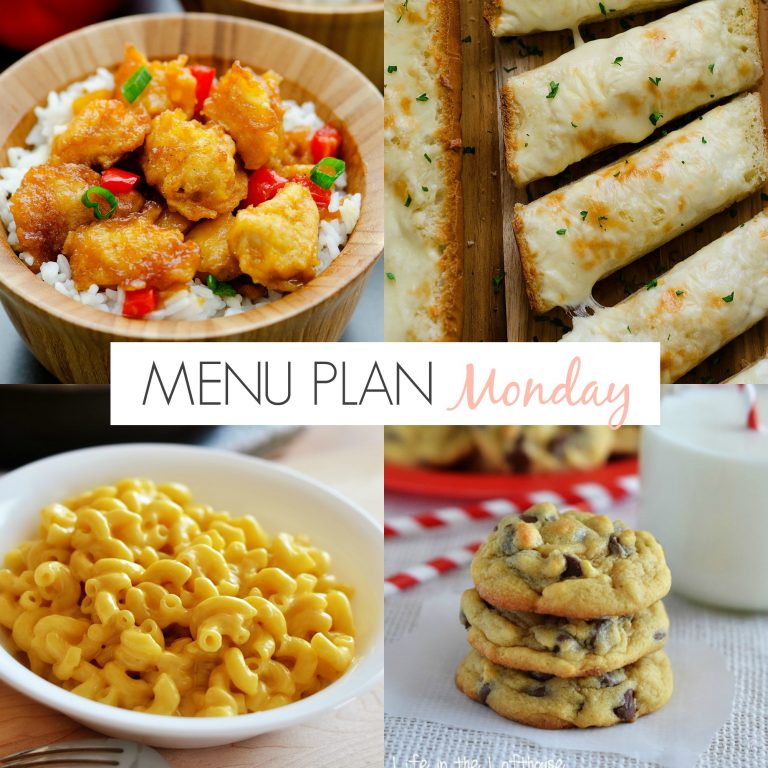Menu Plan Monday #129
