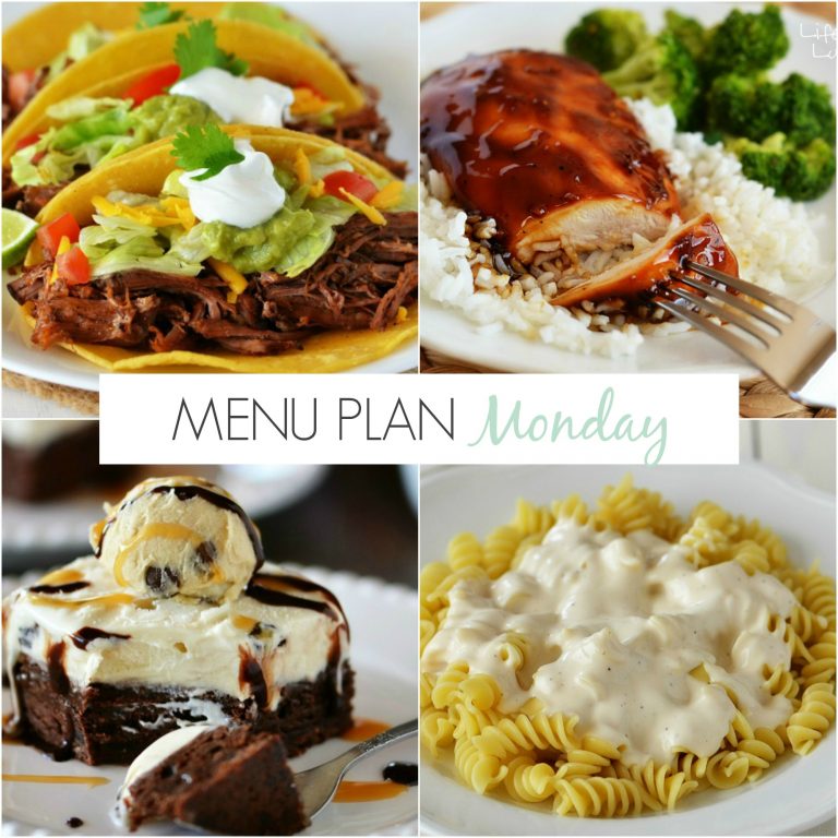 Menu Plan Monday #128