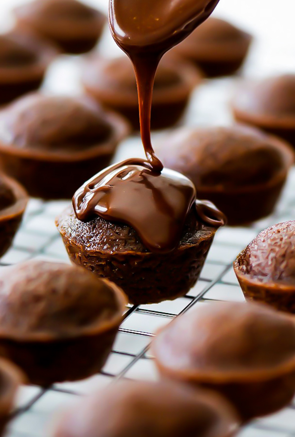 Chocolate Sheet Cake Bites