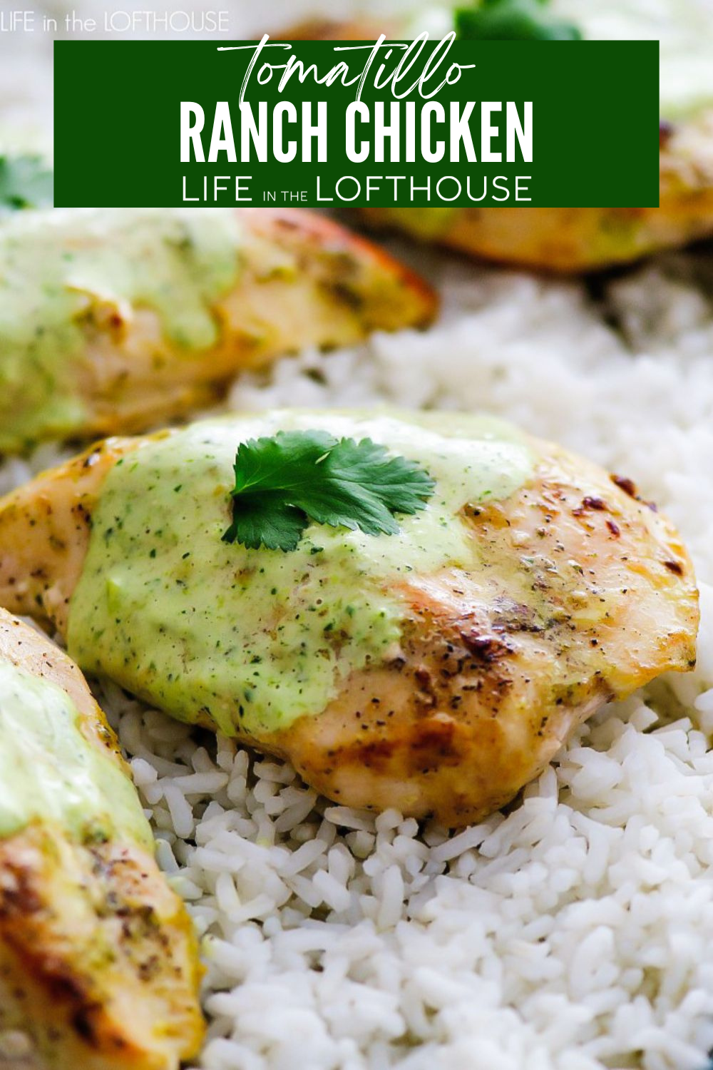 Tomatillo Ranch Chicken turns boring chicken breasts into your new favorite dinner. The dressing acts as a marinade that packs this meal with lots of flavor!