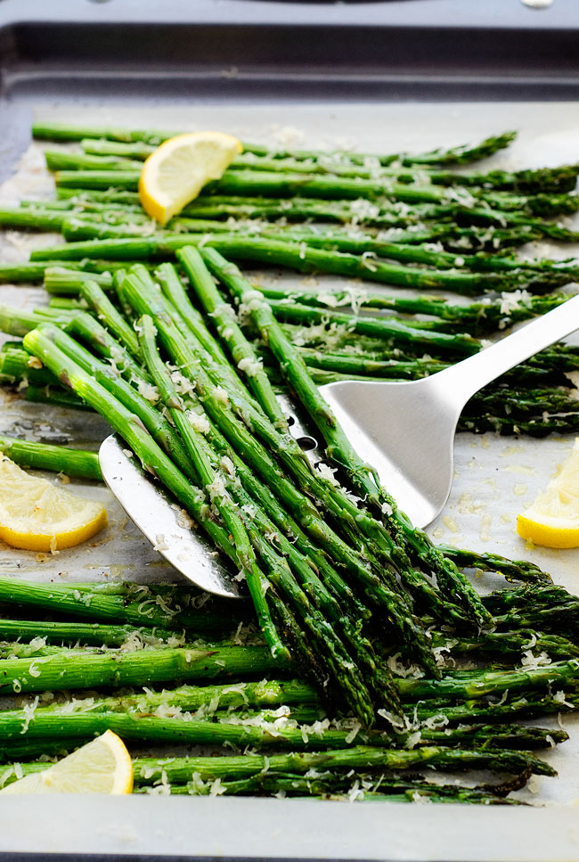 Lemon Parmesan Asparagus