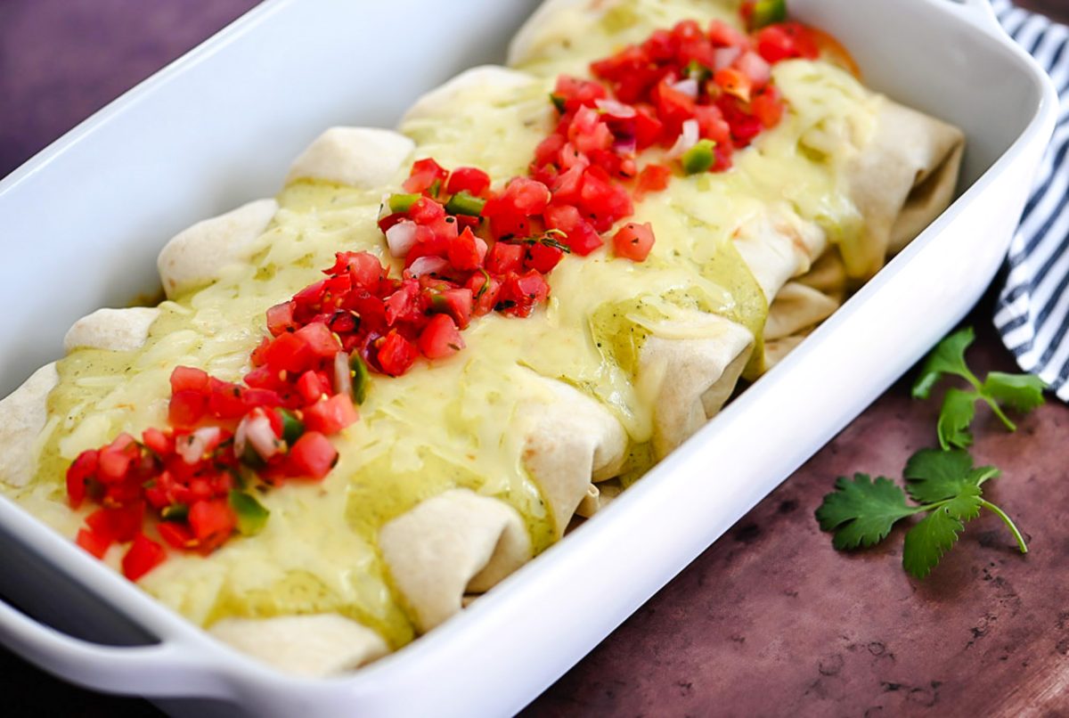 Stuffed Chicken Burritos