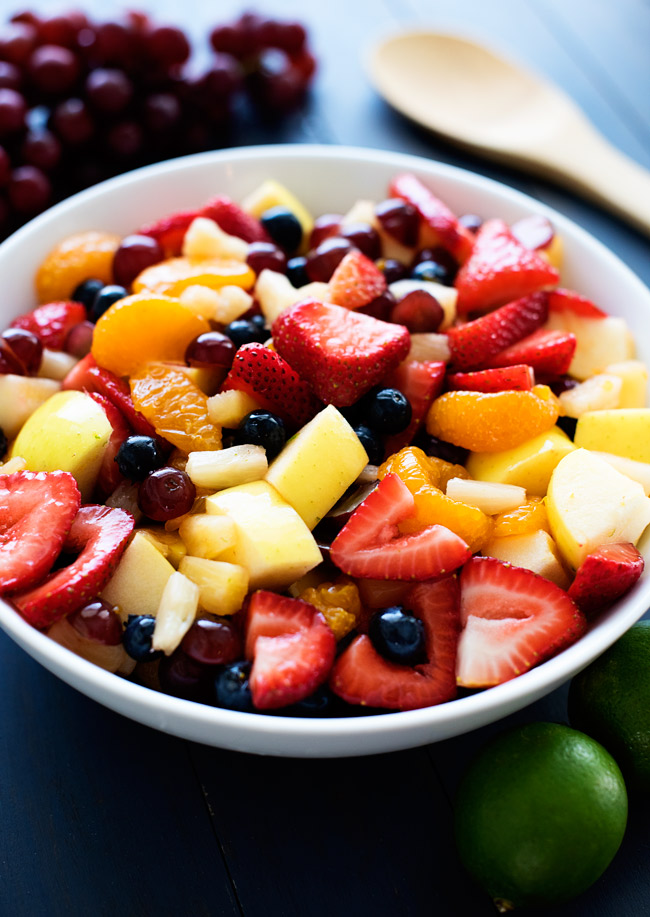 Rainbow Fruit Salad 