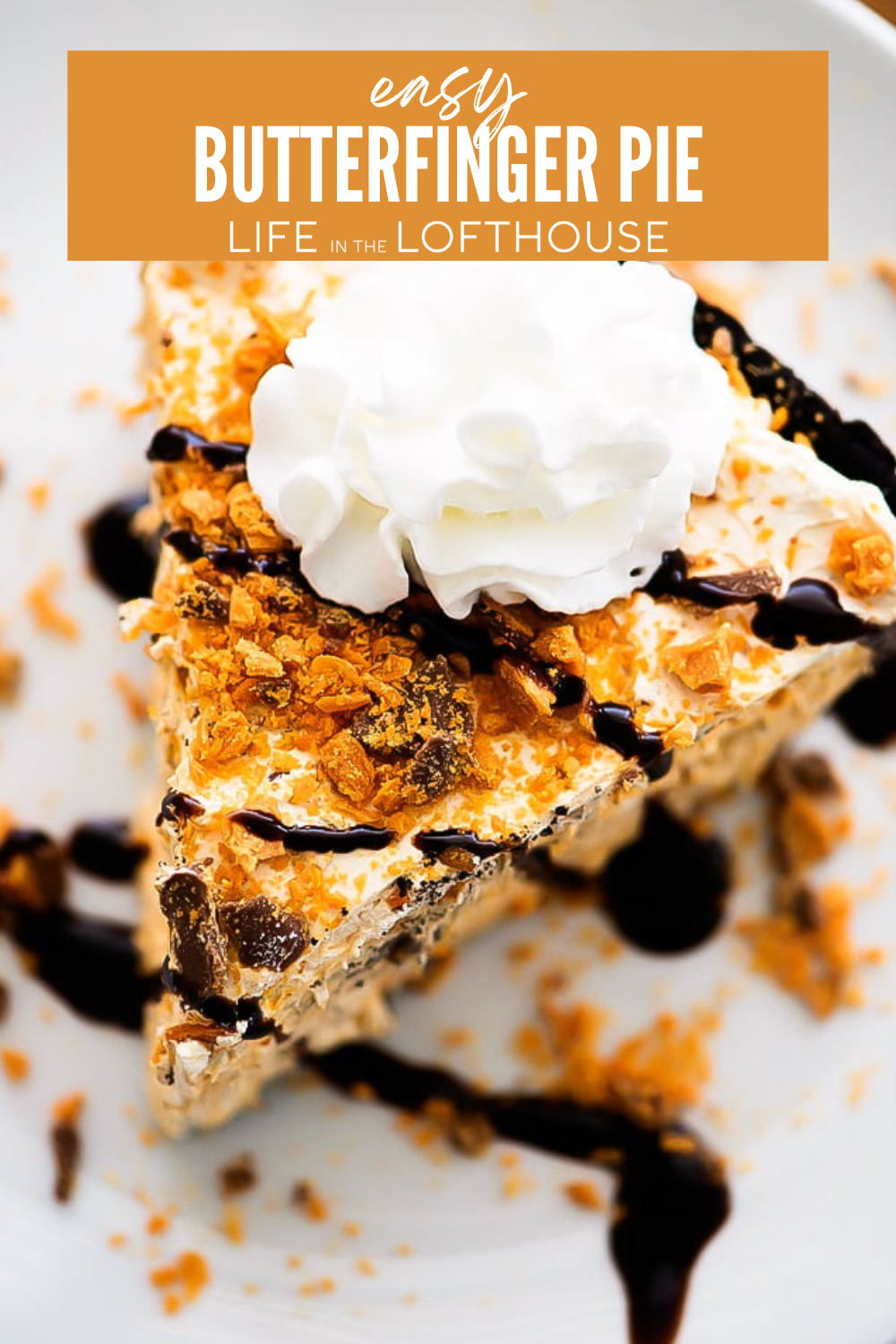 Butterfinger Pie Pinterest Pin