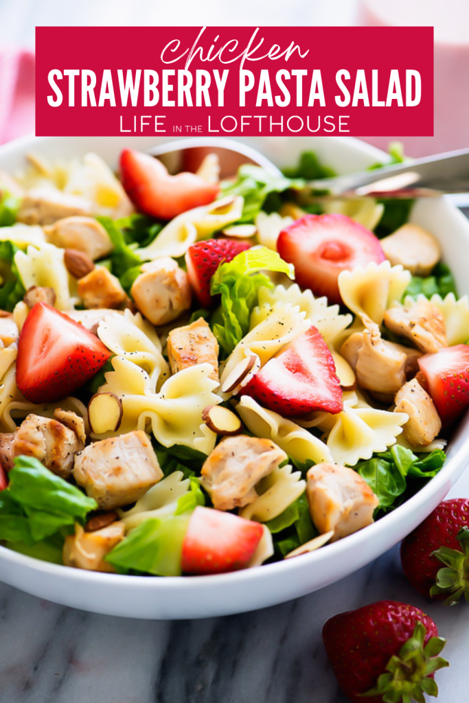 Chicken Strawberry Pasta Salad