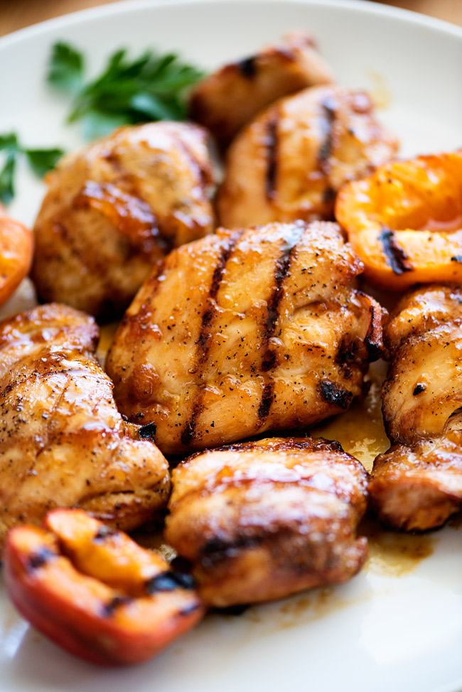 Juicy and tender chicken thighs marinated in a delicious apricot sauce. Life-in-the-Lofthouse.com