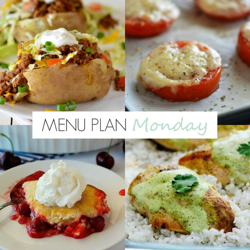 Taco Potatoes, Baked Tomatoes and more favorites on this week's menu!