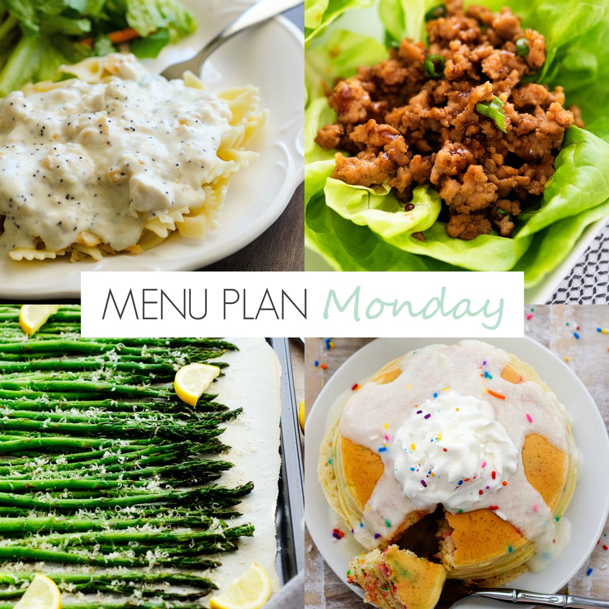 Lots of quick and easy recipes on this week's menu!