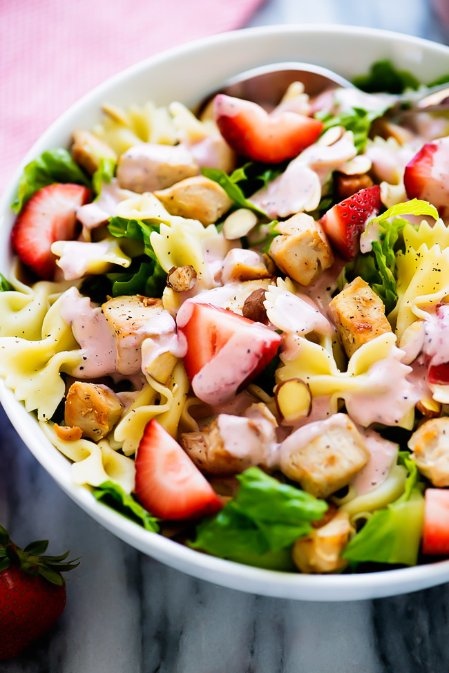 Strawberry Pasta Salad