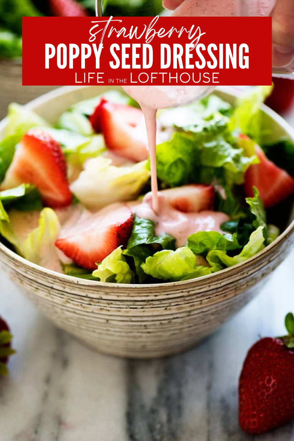 Strawberry Poppyseed Dressing Pinterest Pin