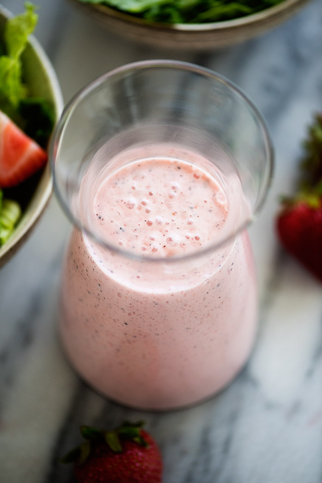 Homemade Strawberry Poppyseed Dressing