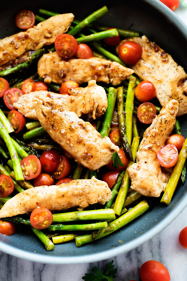 Only one pan needed for this amazing meal!