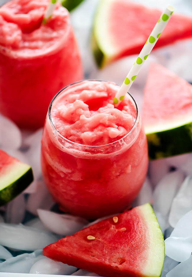 Frozen Watermelon Lemonade Drink