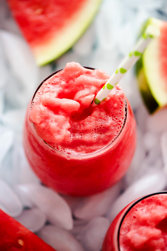 Frozen Watermelon Lemonade Drink