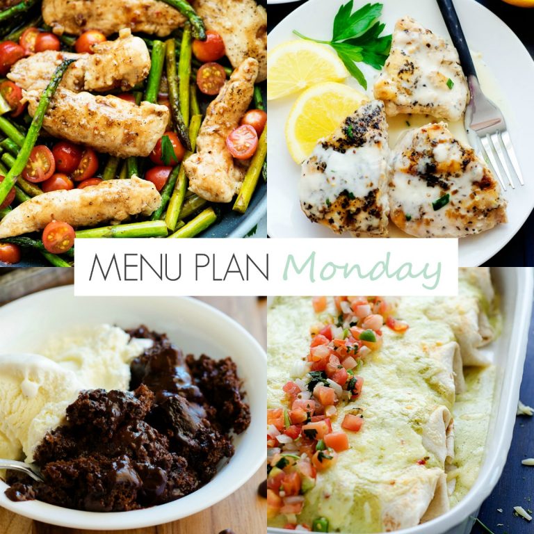 Menu Plan Monday #158