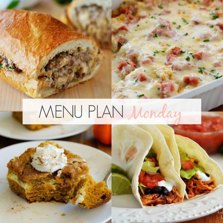 Menu Plan Monday #163