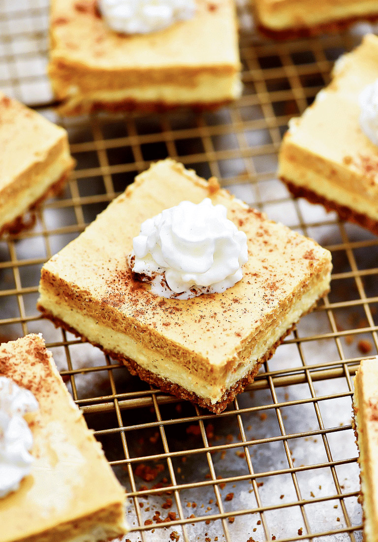 Cheesecake Pumpkin Bars