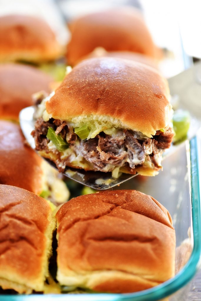 Cheesesteak Sliders