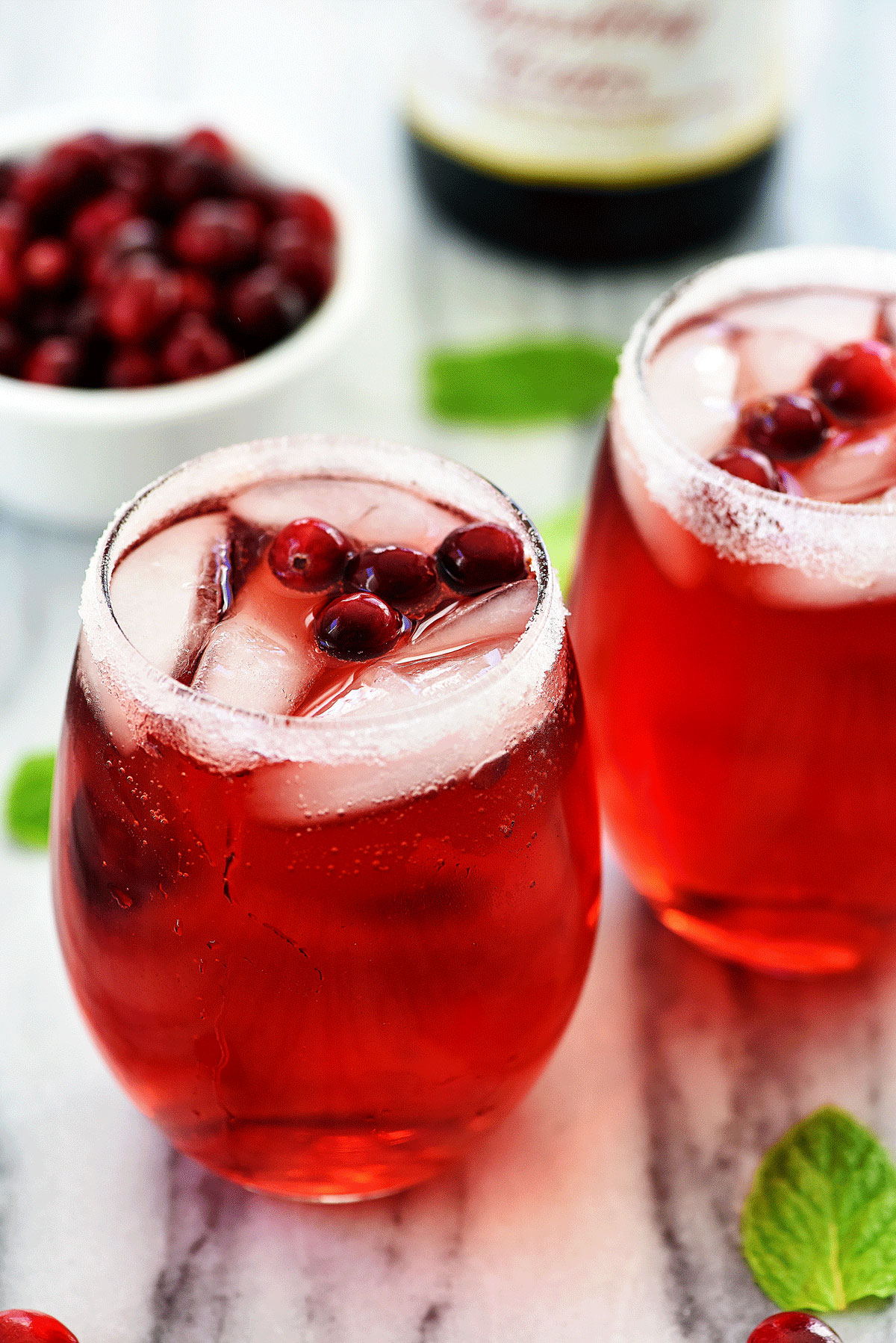 sparkling cranberry cider
