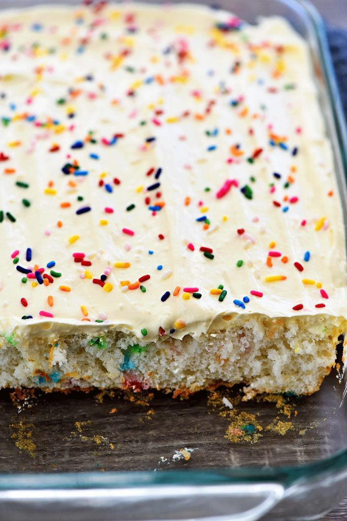 Skinny Funfetti Cake