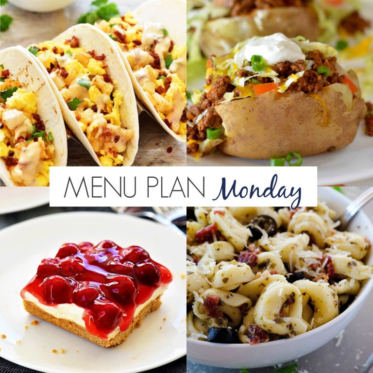 Menu Plan Monday #183