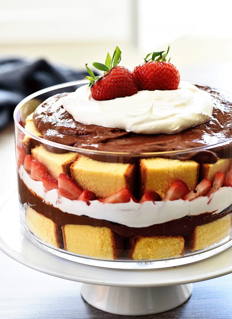 Chocolate Strawberry Trifle 