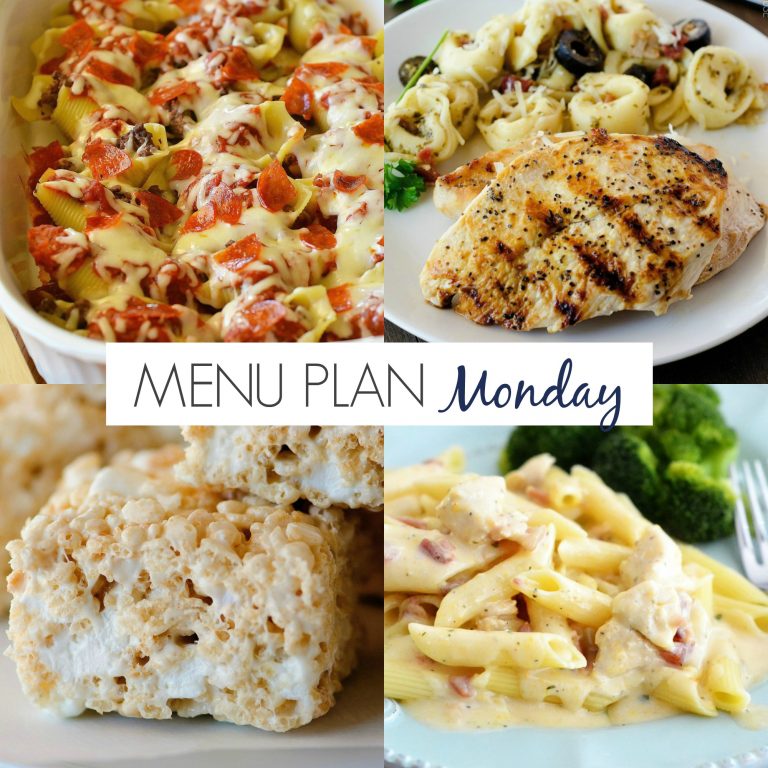Menu Plan Monday #189