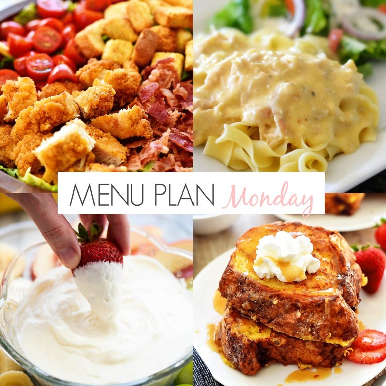 Menu Plan Monday #196