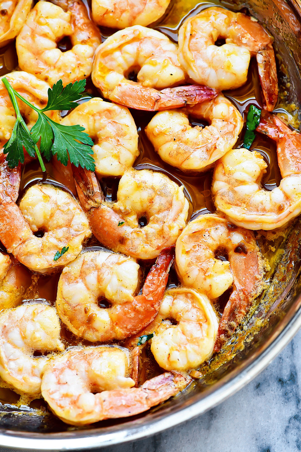 Hawaiian Style Garlic Shrimp