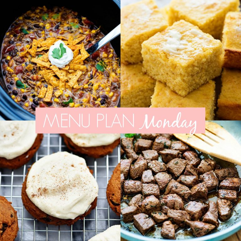 Menu Plan Monday #207
