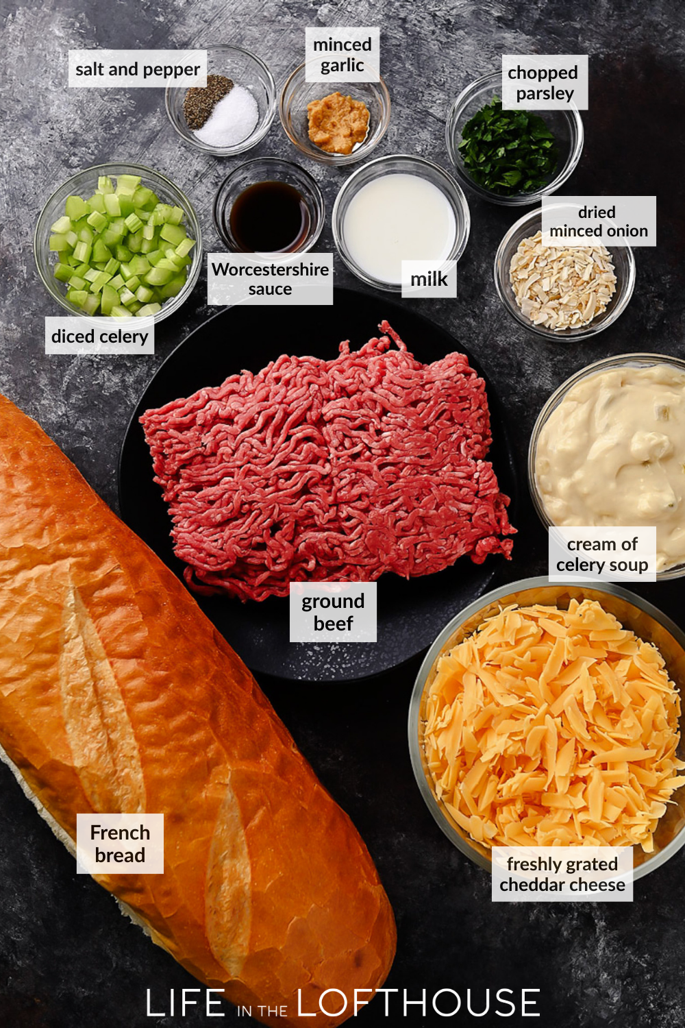 Stuffed French Bread Ingredients