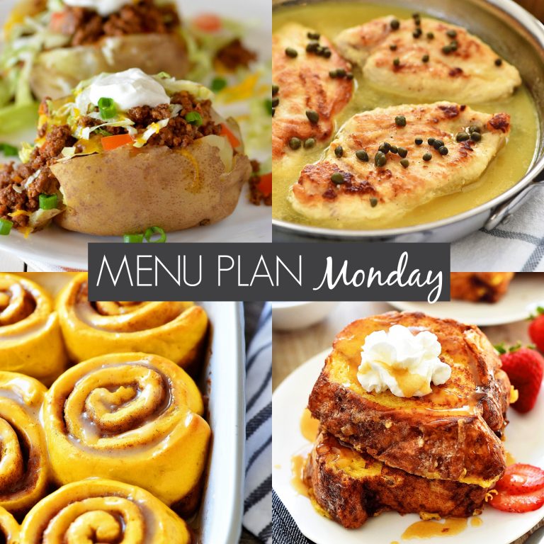 menu plan monday