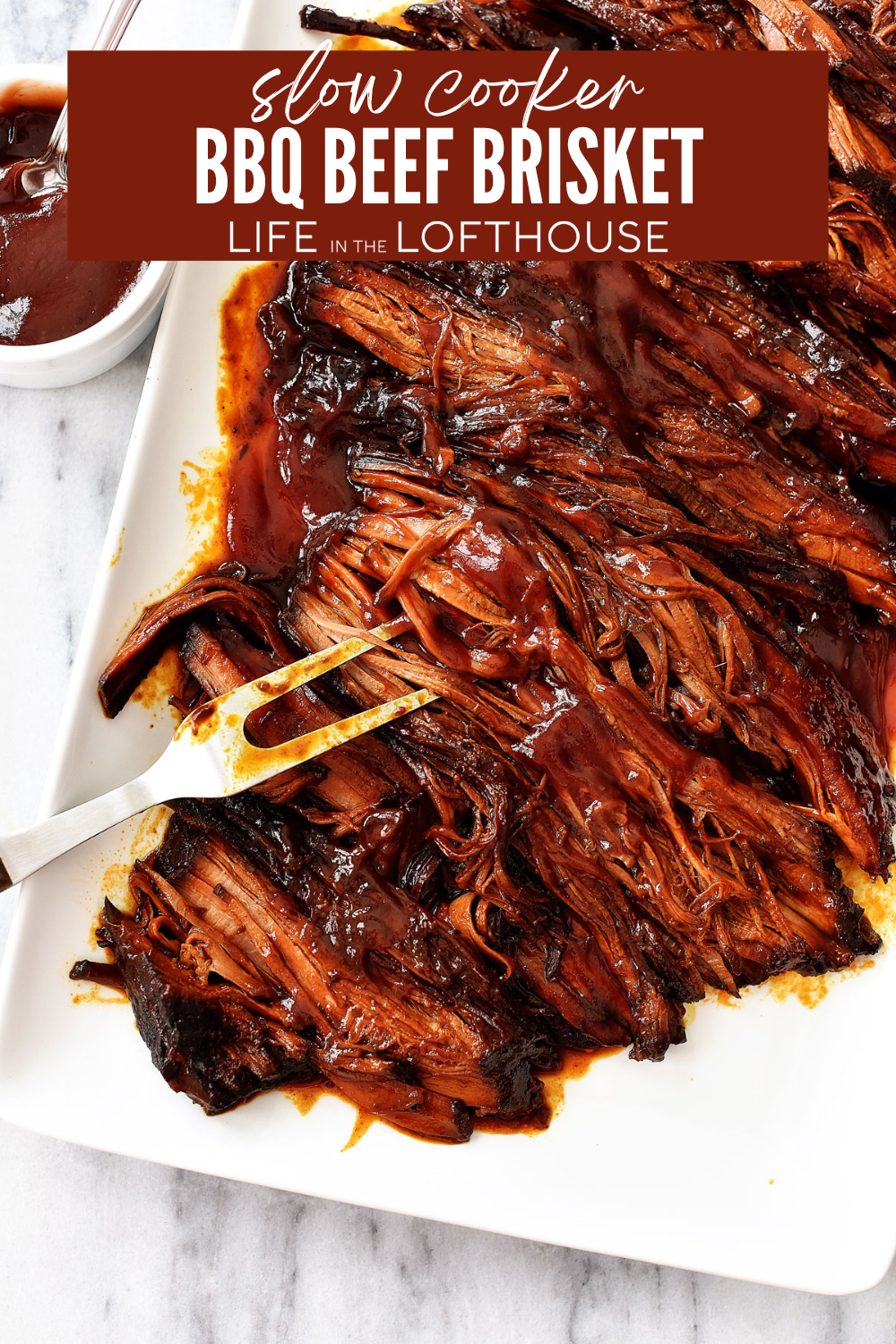 This Slow Cooker BBQ Beef Brisket recipe is the only one you'll ever need. This recipe makes the most tender and flavorful brisket!