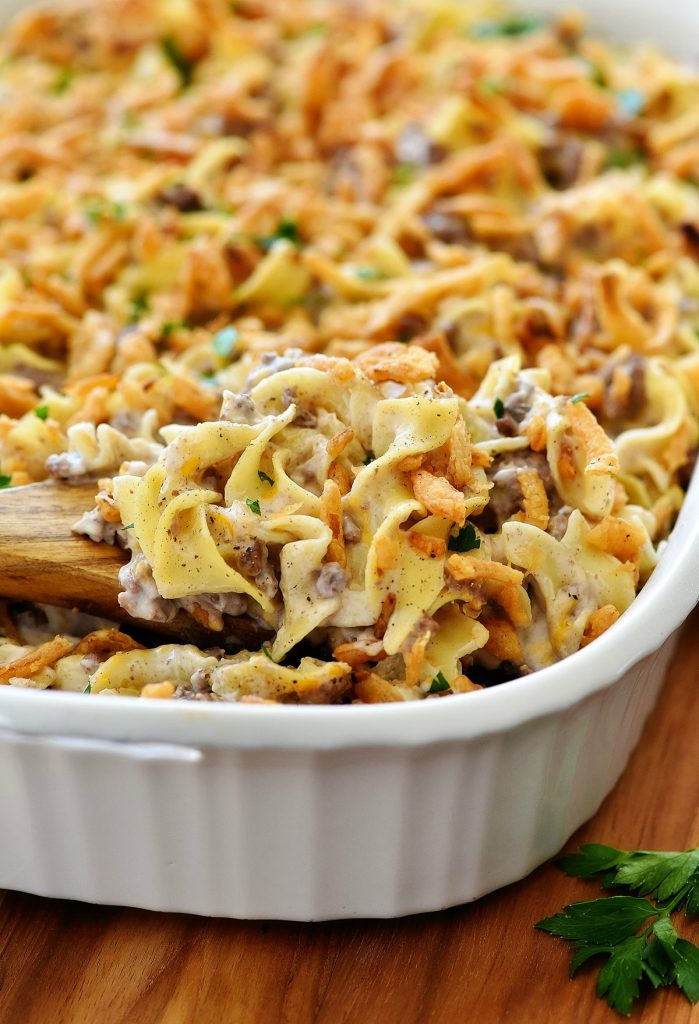 french onion beef casserole