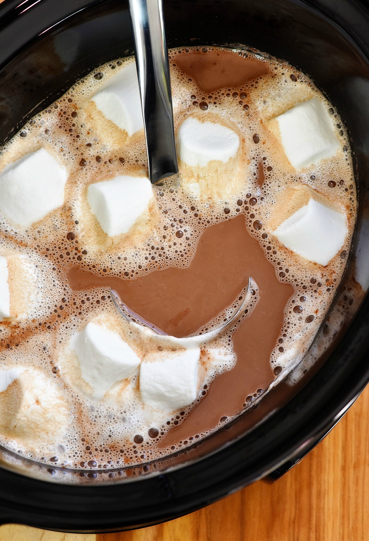 slow cooker hot chocolate