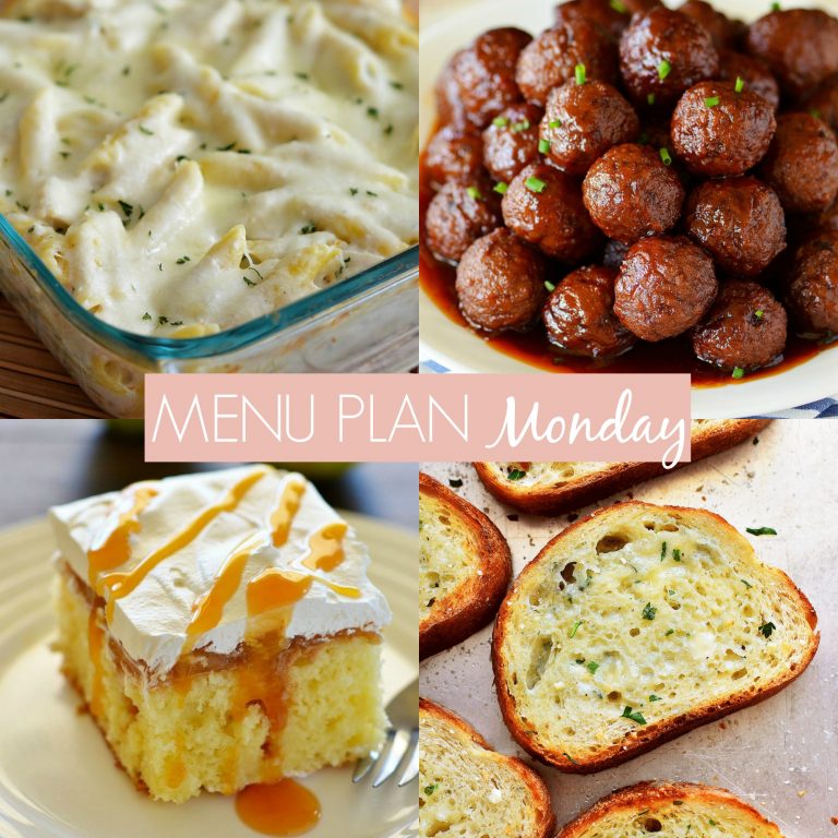 menu plan Monday 230