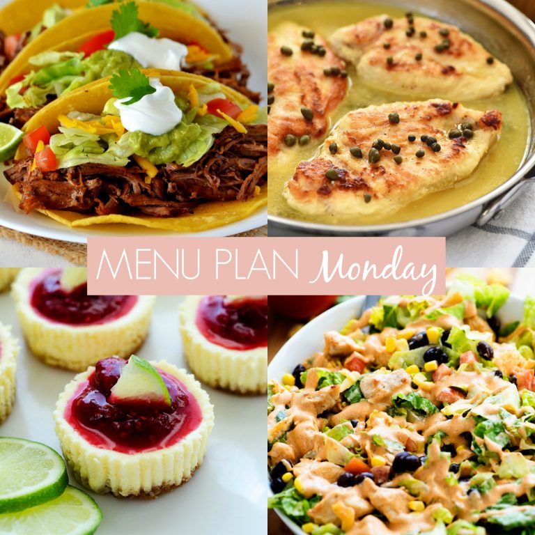 Menu Plan Monday #238