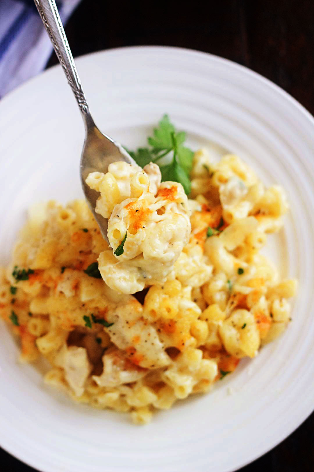 Chicken Alfredo Bake