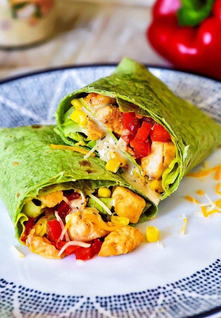 Chicken Caesar Wraps