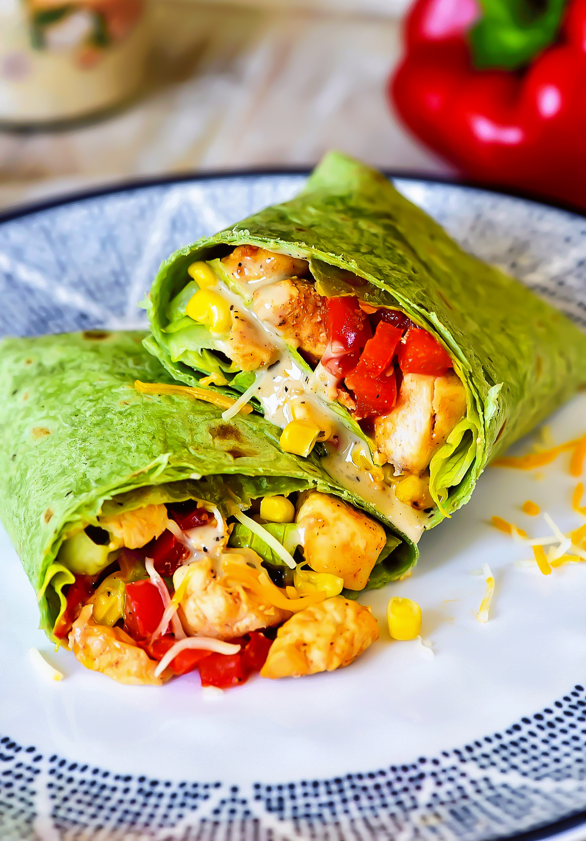 Chicken Caesar Wraps