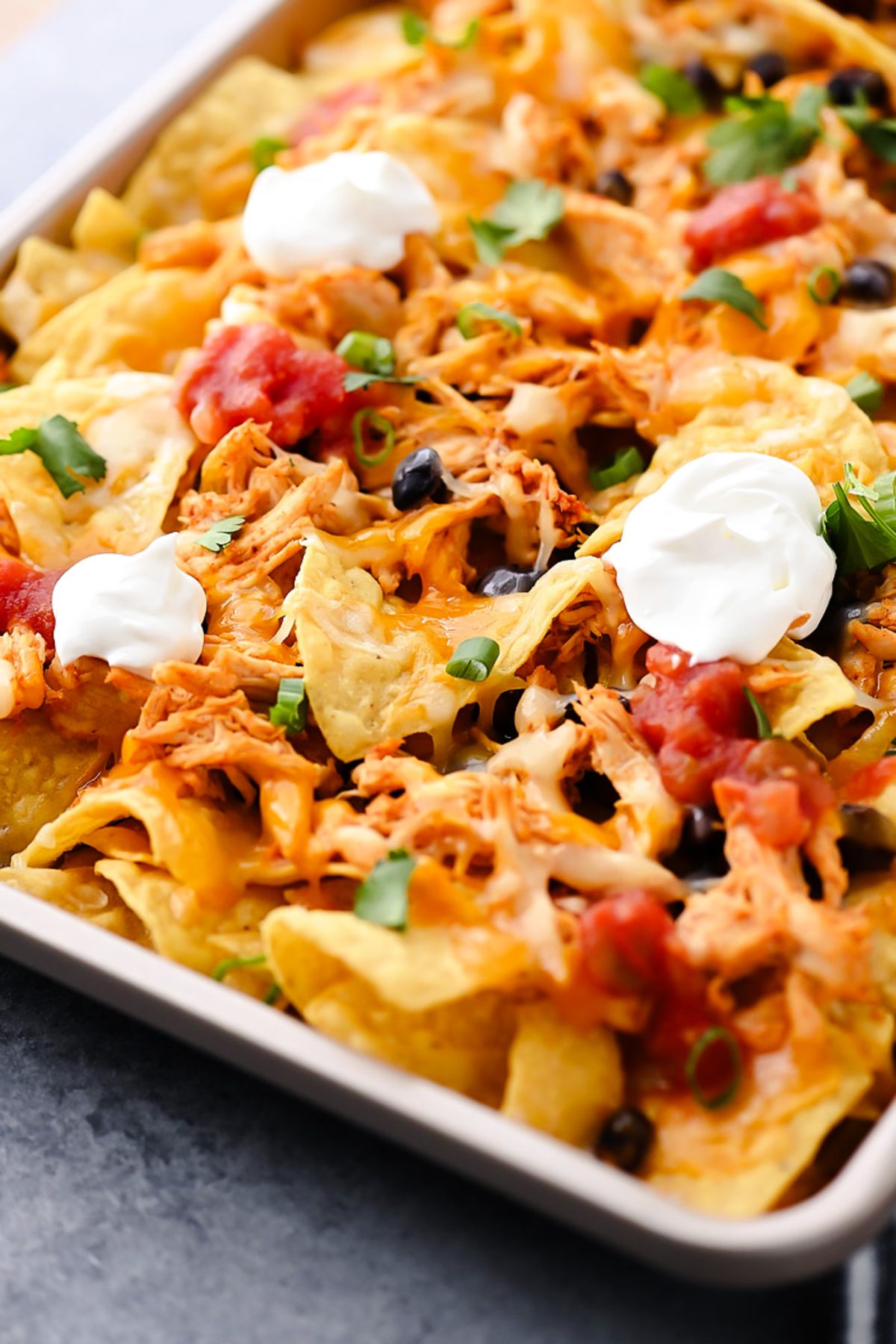Loaded Chicken Nachos
