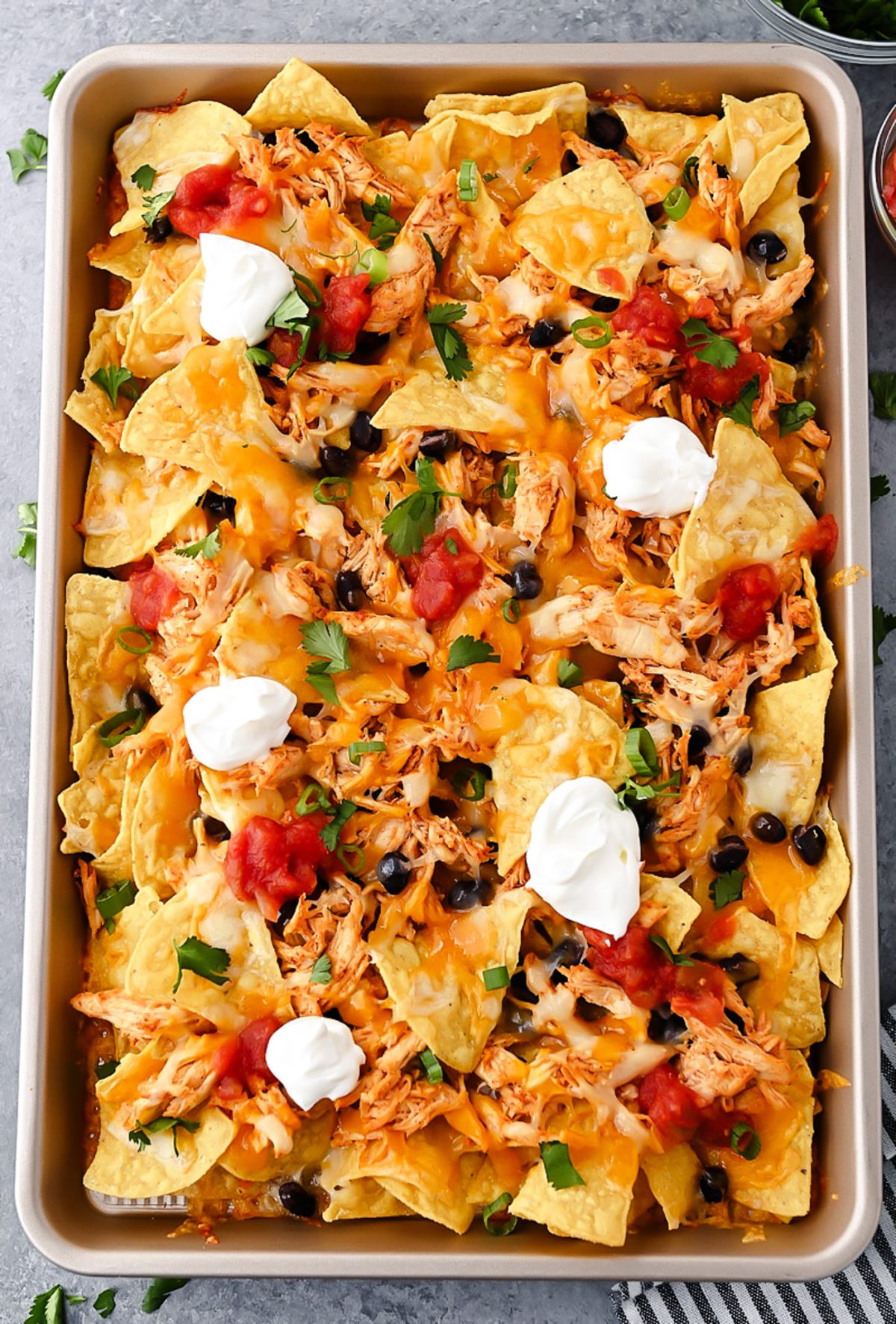 Loaded Chicken Nachos