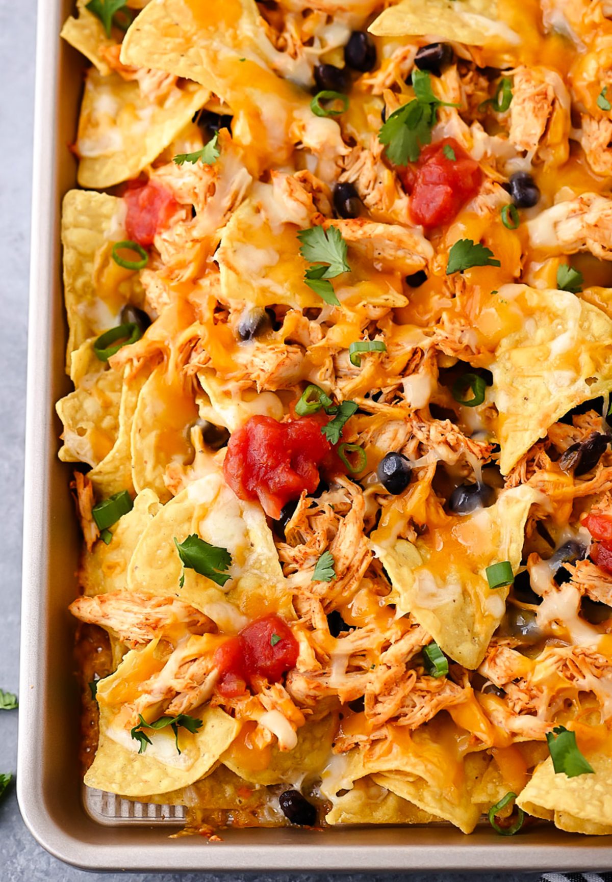 Loaded Chicken Nachos