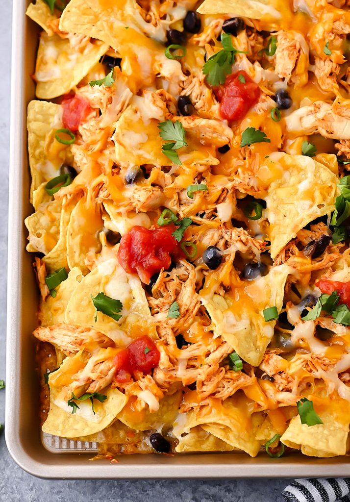 Loaded Chicken Nachos