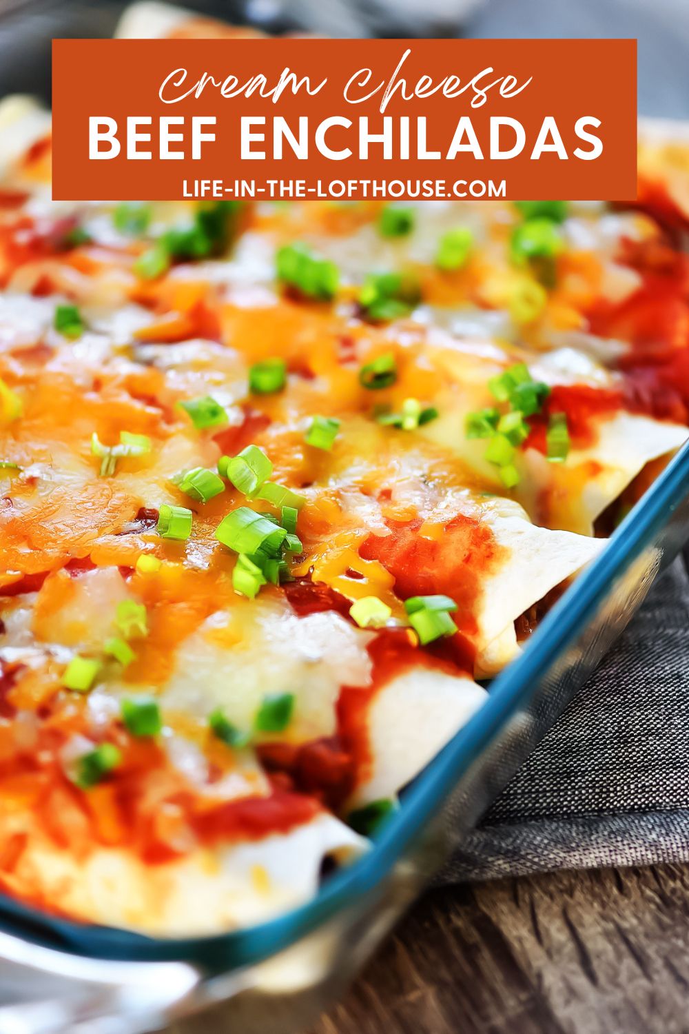 Beef Enchiladas with cream cheese