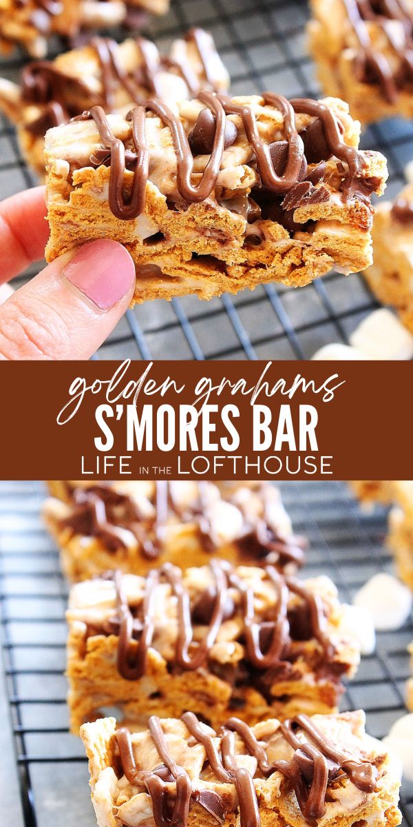 Golden Graham Smores Bars