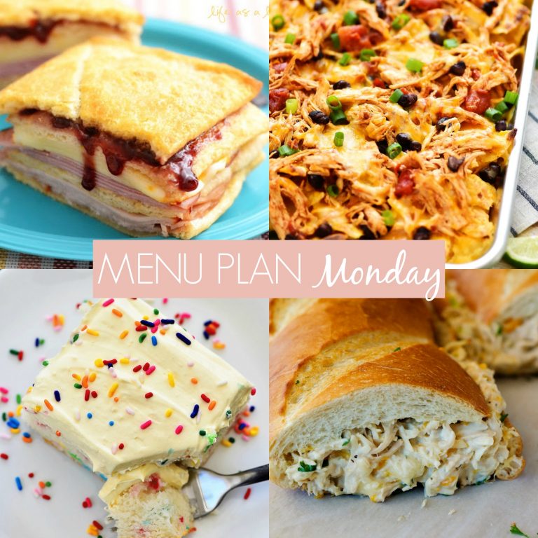 Menu Plan Monday #250