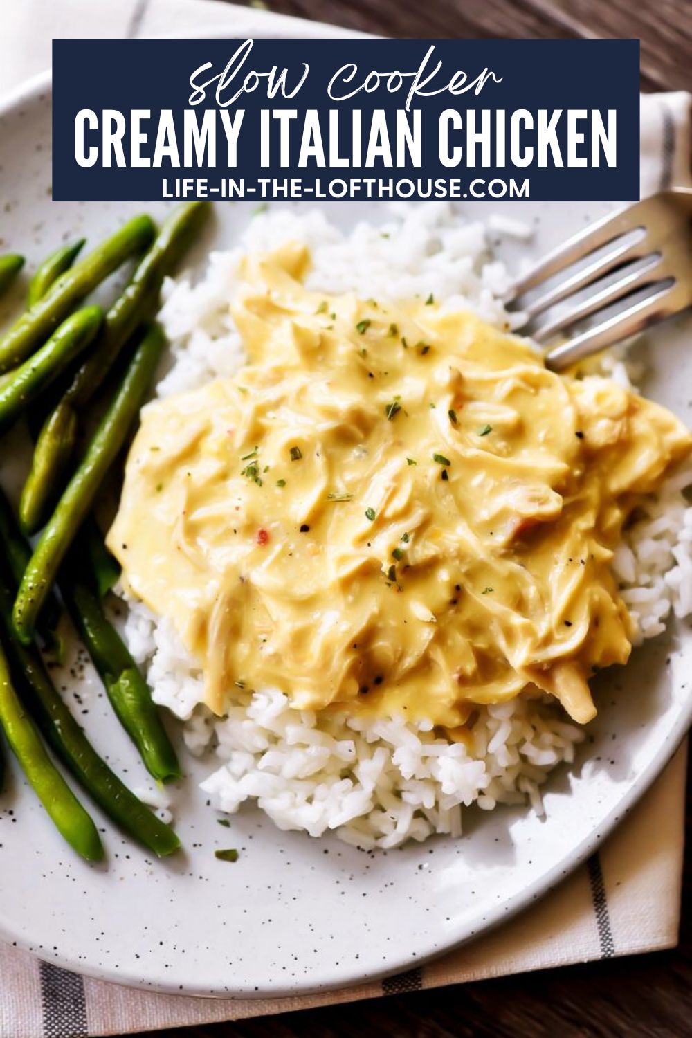 Crock Pot Creamy Italian Chicken